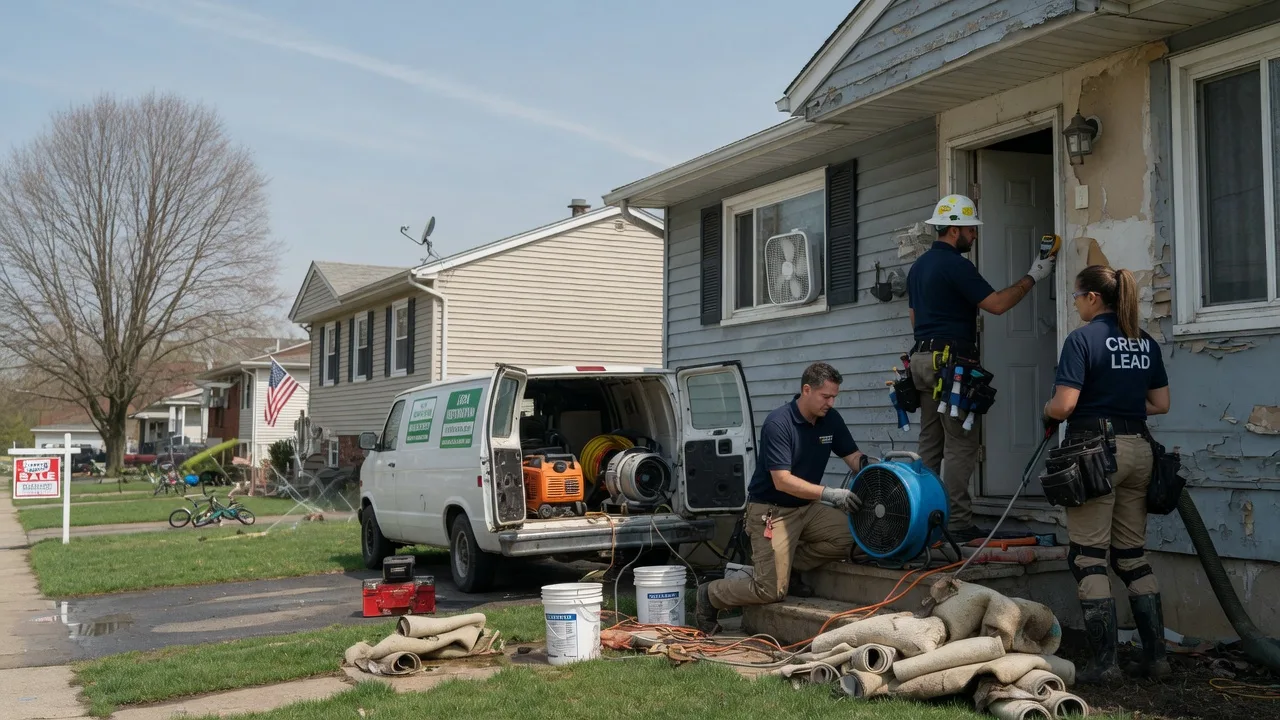 Flood Cleanup in Plainville, IL near me